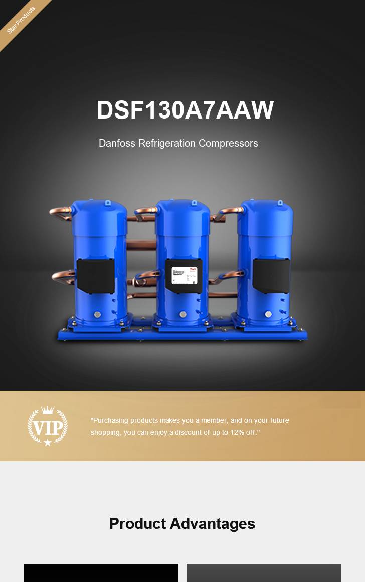 Danfoss Compressor DSF130A7AAW, technical parameters pdf, structure diagram